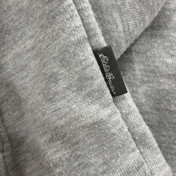 Eddie Bauer Kids Boys Size M (10-12) Gray Cotton Sweatshirt Bear Logo Explore - Picture 3 of 5